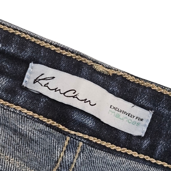 m jeans by maurices™ Cool Comfort High Rise Destructed Button Fly Jegging - Picture 4 of 6